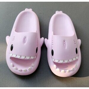 Shark Slides Mens Size 13 Sandals Non-Slip Open Toe Slippers Cloud Shoe EU 44-45